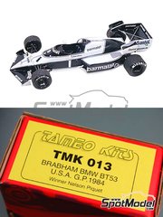 Tameo Kits TMK187: Car scale model kit 1/43 scale - Minardi